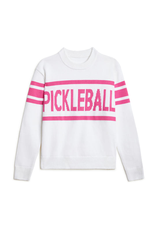 Pickleball Essential Crewneck Sweater, Pink