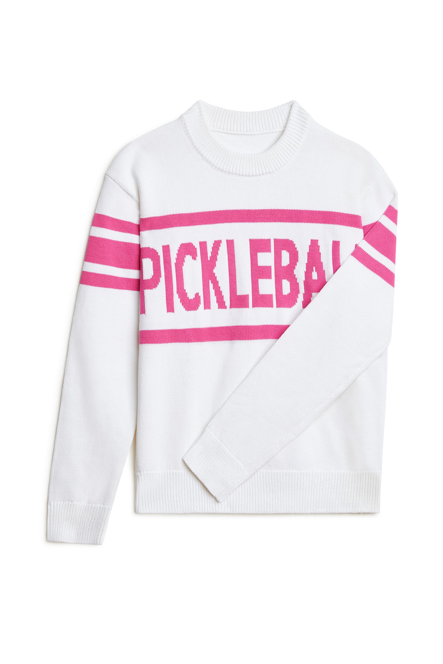 Pickleball Essential Crewneck Sweater, Pink