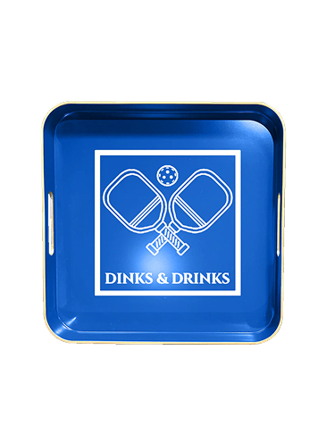 Dinks and Drinks Entertainment Tray - Blue