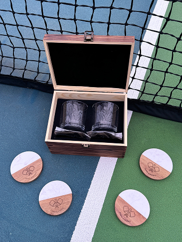 Pickleball Whiskey Gift Set