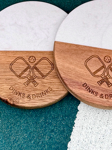 Pickleball Drink Coasters