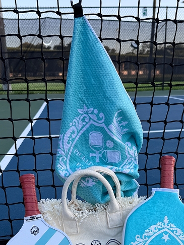 Microfiber Pickleball Towel - Blue