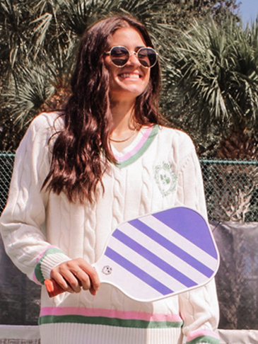 Classic Striped Paddle - Purple