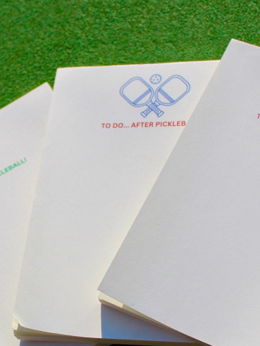 "To Do...After Pickleball!" Notepad - Blue