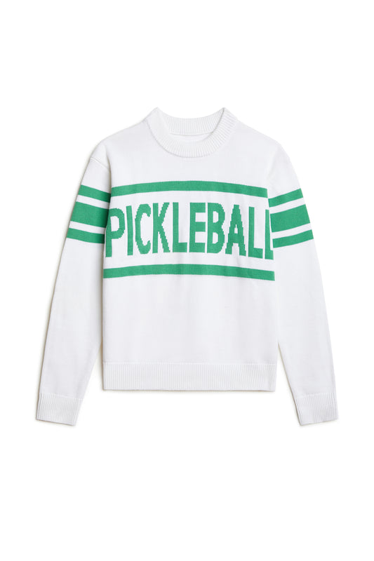 Pickleball Essential Crewneck Sweater, Green