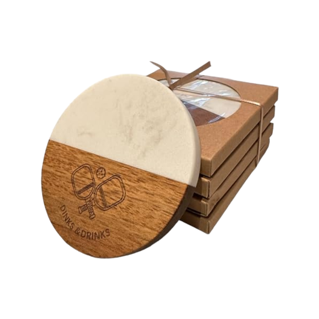 Pickleball Drink Coasters