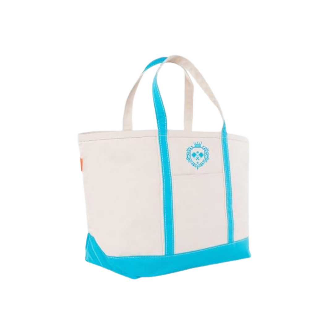 Cape Cod Large Canvas Tote - Blue