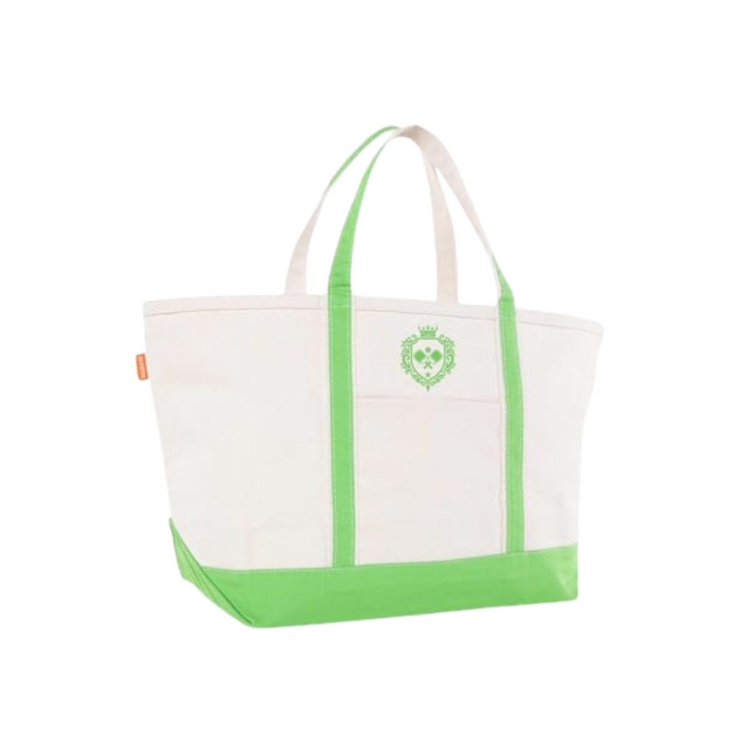 Cape Cod Large Canvas Tote - Green