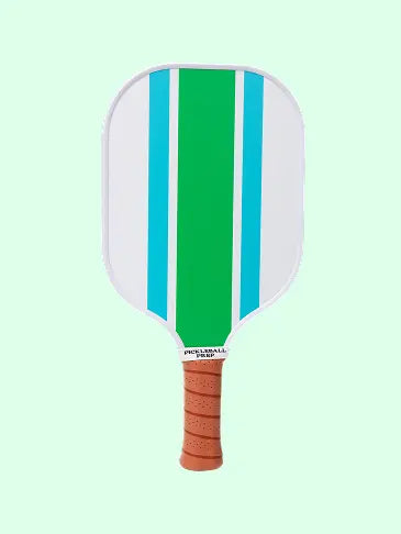 Ribbon Striped Pickleball Paddle - Green/Turquoise