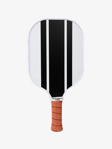 Ribbon Striped Pickleball Paddle - Black/White