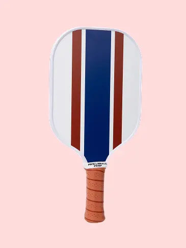 Ribbon Striped Pickleball Paddle - Navy/Brown