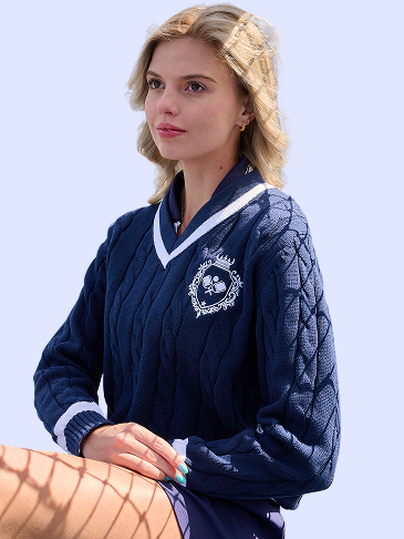 Signature Cable Knit Sweater, Navy